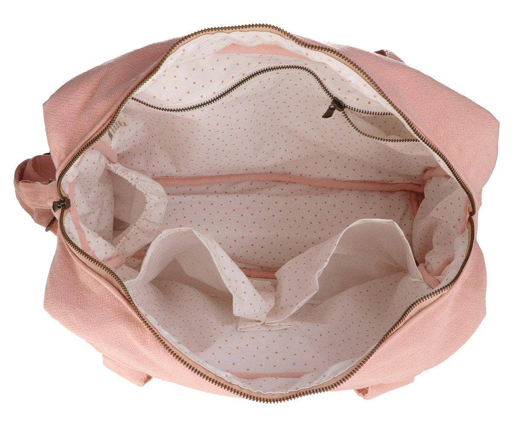Luiertas van katoen in roze - 51cm