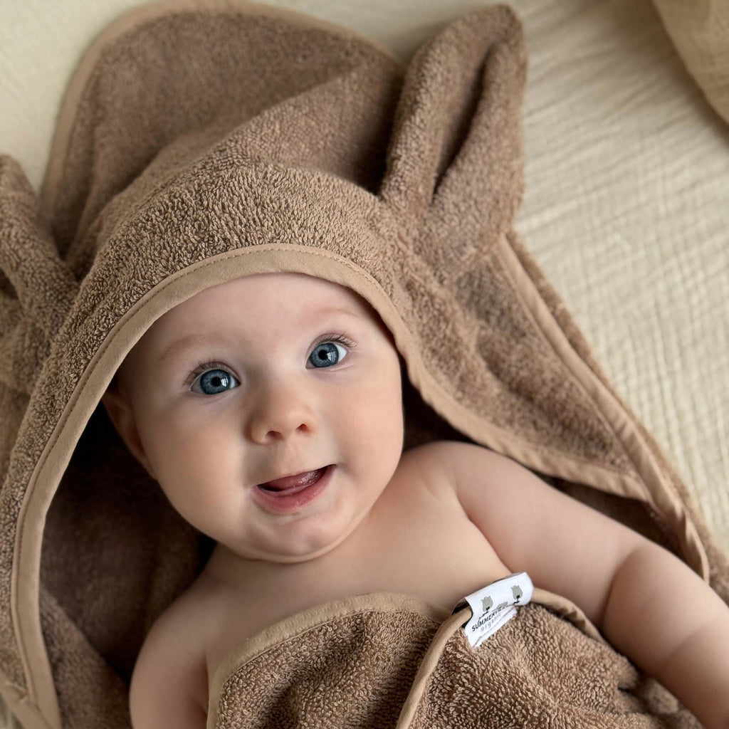 Babyhanddoek Konijn Warm Taupe