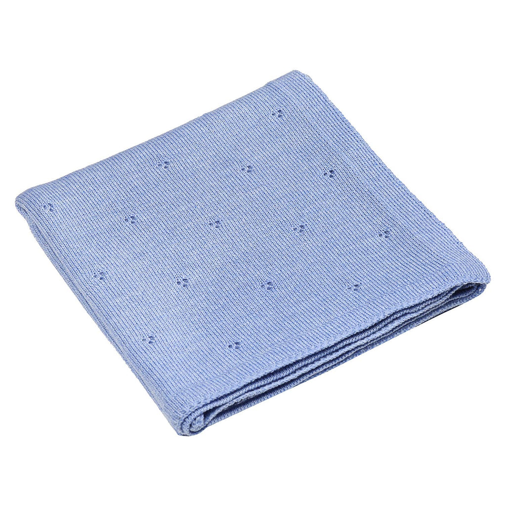 Babaydeken- - 100% Merinowol - Apollo - 75x100cm - Blauw